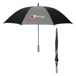 60" Arc Splash Of Color Golf Umbrella - 4125 BLKGRA Colorbrite 60" Arc Splash Of Color Golf Umbrella - 4125 BLKGRA Colorbrite
