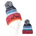 Aura Pom Beanie With Cuff 1 Aura Pom Beanie With Cuff 1