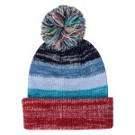Aura Pom Beanie With Cuff 2 Aura Pom Beanie With Cuff 2