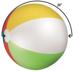 20" Beach Ball - 752 WHTBLU 20" Beach Ball - 752 WHTBLU