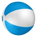 20" Beach Ball - 752 WHTBLU Padprint 20" Beach Ball - 752 WHTBLU Padprint