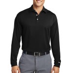 Nike Tall Long Sleeve Dri-fit Stretch Tech Polo - 604940 black Nike Tall Long Sleeve Dri-fit Stretch Tech Polo - 604940 black