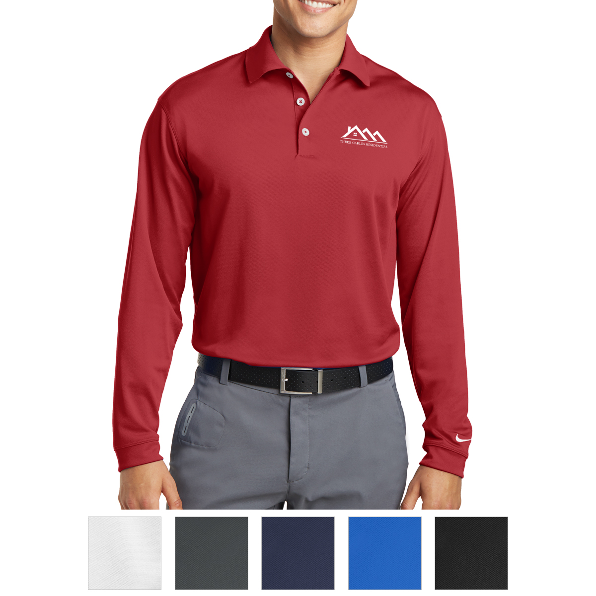 Nike Tall Long Sleeve Dri-fit Stretch Tech Polo 1