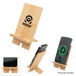 Bamboo Phone Stand - 25188 BAMBOO Silkscreen Bamboo Phone Stand - 25188 BAMBOO Silkscreen