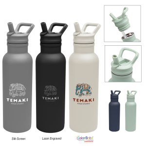 17 Oz. Hailey Recycled Stainless Steel Bottle 1 17 Oz. Hailey Recycled Stainless Steel Bottle 1