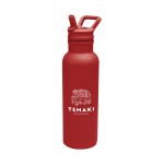 17 Oz. Hailey Recycled Stainless Steel Bottle - 50418 RED Silkscreen 17 Oz. Hailey Recycled Stainless Steel Bottle - 50418 RED Silkscreen