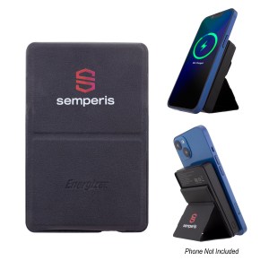 5,000 Mah Energizer® Mag-n-kick™ Wireless Charger Power Bank And Phone Stand 1 5,000 Mah Energizer® Mag-n-kick™ Wireless Charger Power Bank And Phone Stand 1