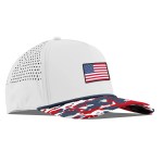 Branded Bills 545 Bare Curved Usa Camo Rope Cap - 15092 WHT Blank Branded Bills 545 Bare Curved Usa Camo Rope Cap - 15092 WHT Blank
