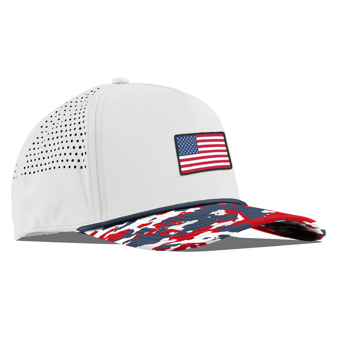 Branded Bills 545 Bare Curved Usa Camo Rope Cap 1