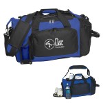 Deluxe Sports Duffel Bag - 3111 ROYBLK Silkscreen Deluxe Sports Duffel Bag - 3111 ROYBLK Silkscreen