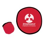 10" Flying Disk With Matching Pouch - 757 RED Silkscreen 10" Flying Disk With Matching Pouch - 757 RED Silkscreen