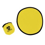 10" Flying Disk With Matching Pouch - 757 YEL Optional Silkscreen 10" Flying Disk With Matching Pouch - 757 YEL Optional Silkscreen