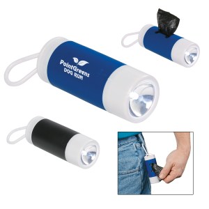 Dog Bag Dispenser With Flashlight 1 Dog Bag Dispenser With Flashlight 1