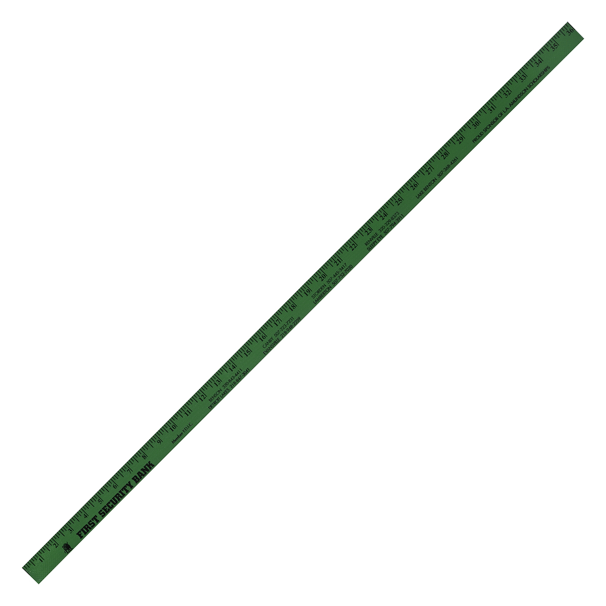Colorful Enameled Yardstick 1