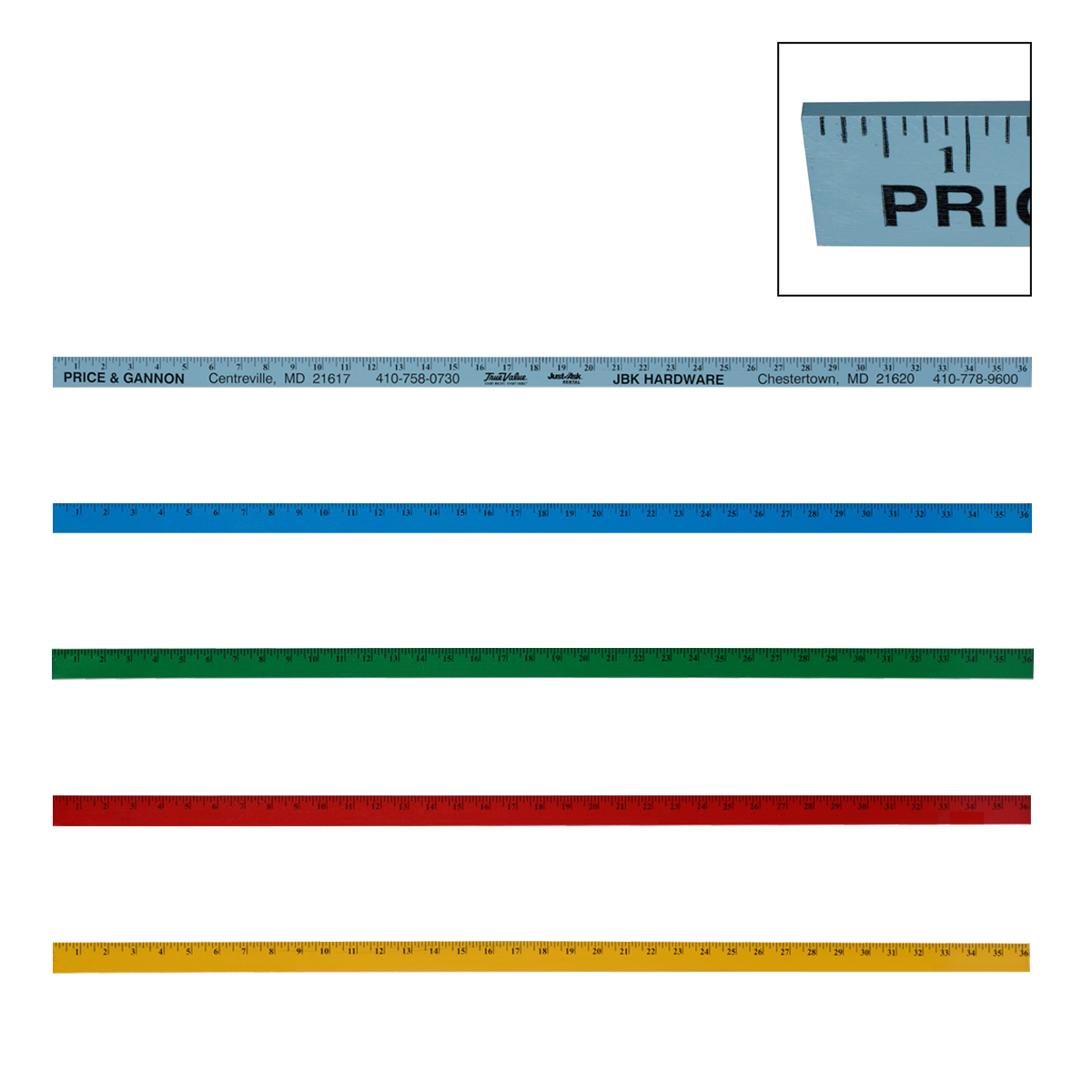 Colorful Enameled Yardstick 1