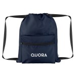 Anywhere Rpet Drawstring Bag - 35174 NAV Silkscreen Anywhere Rpet Drawstring Bag - 35174 NAV Silkscreen