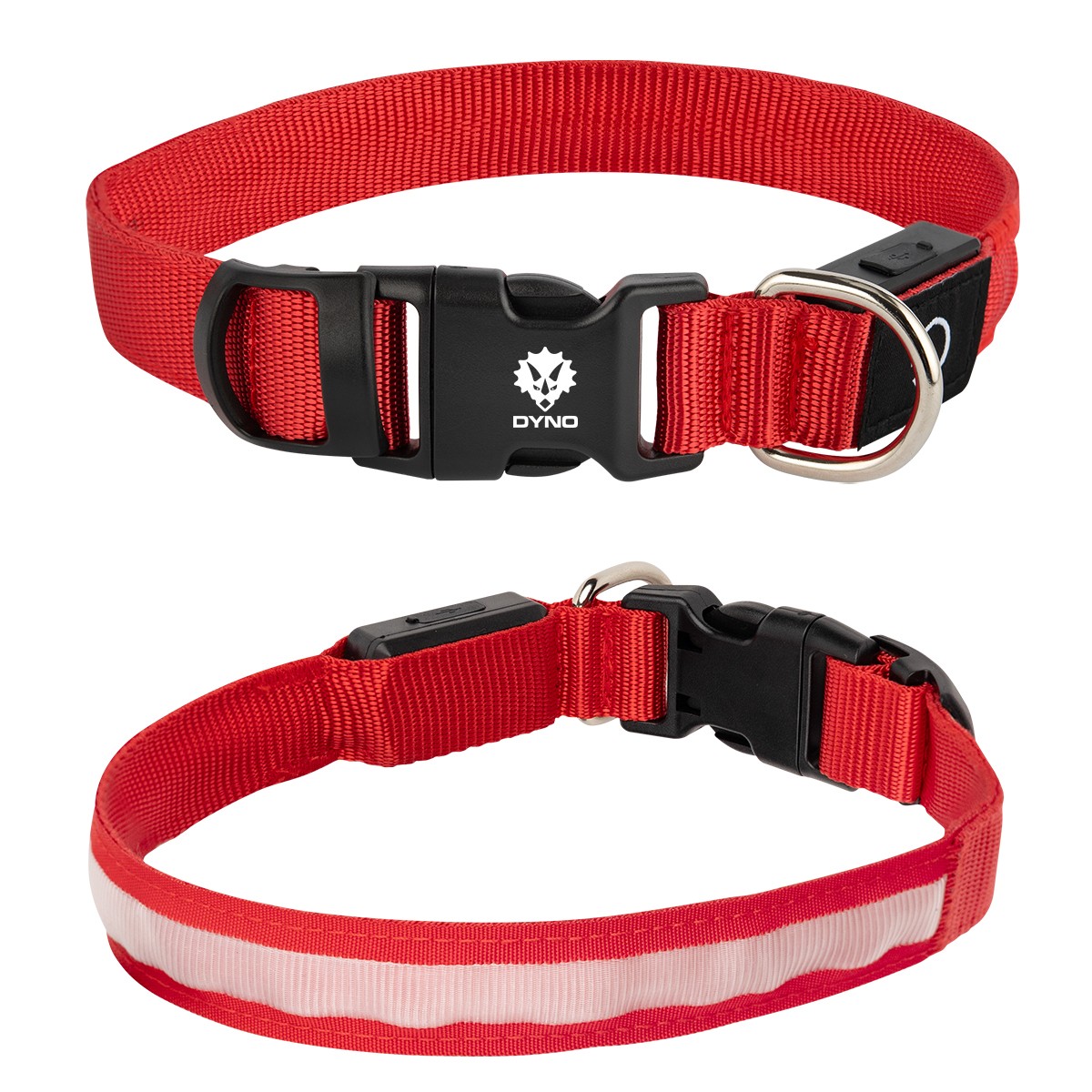 Light Up Rechargable Pet Collar - Medium 1