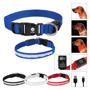 Light Up Rechargable Pet Collar - Medium 1 Light Up Rechargable Pet Collar - Medium 1