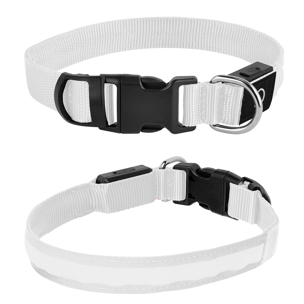 Light Up Rechargable Pet Collar - Medium 1
