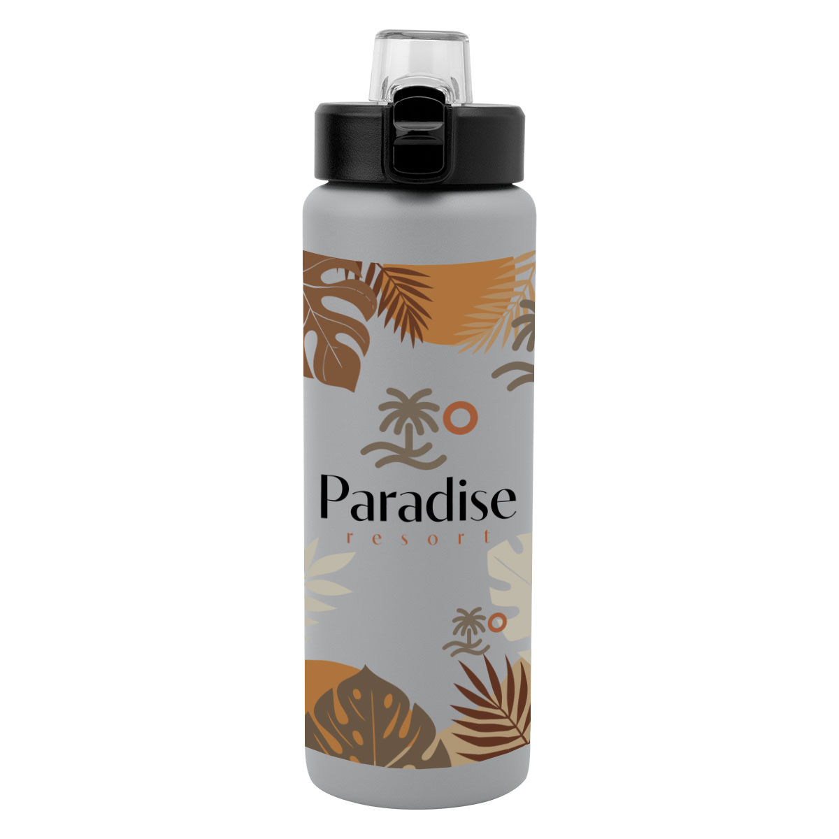 30 Oz. Full Color Nolan Recycled Single Wall Stainless Steel Bottle 1