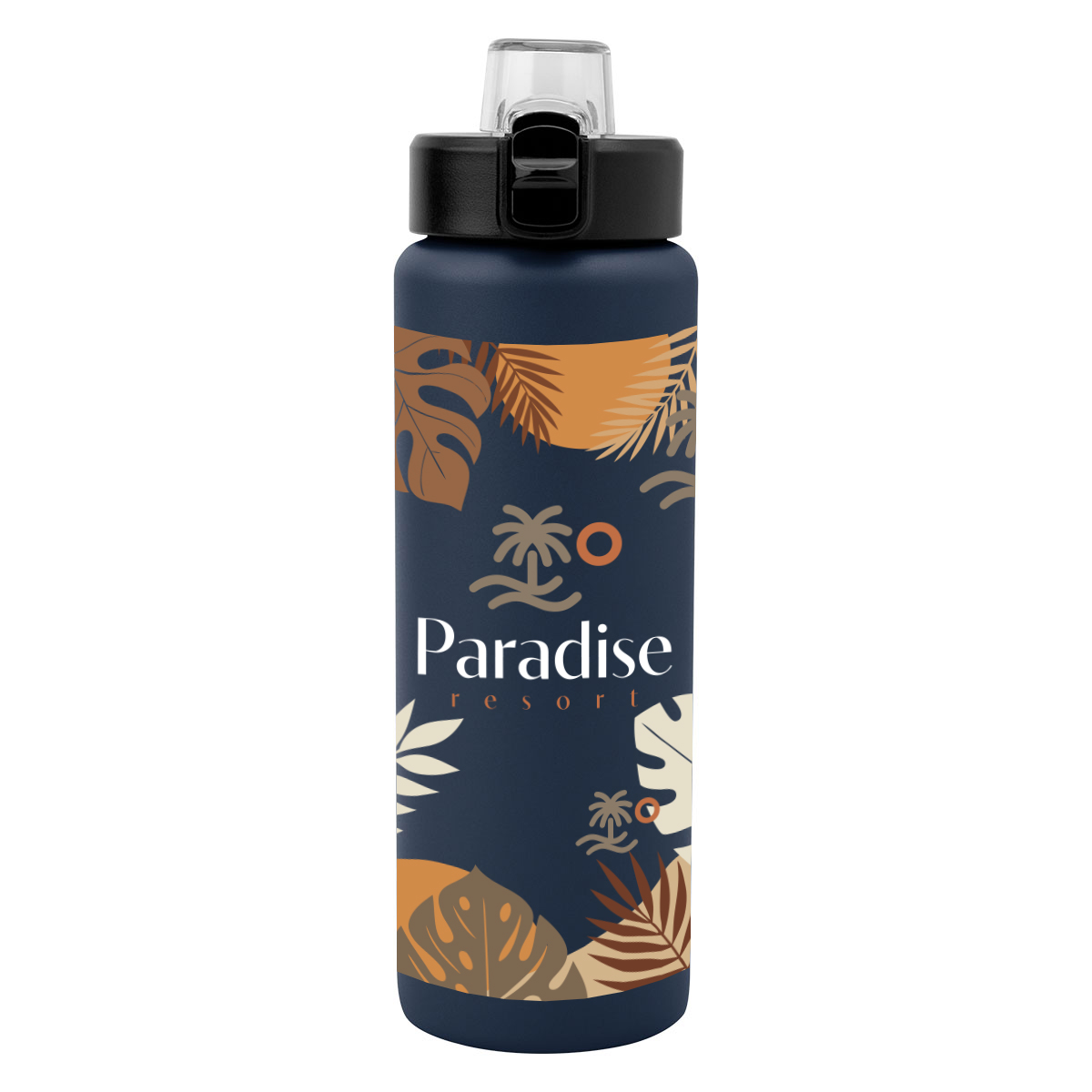 30 Oz. Full Color Nolan Recycled Single Wall Stainless Steel Bottle 1