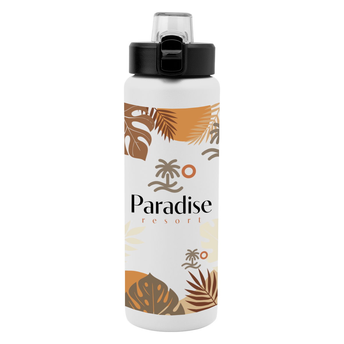 30 Oz. Full Color Nolan Recycled Single Wall Stainless Steel Bottle 1