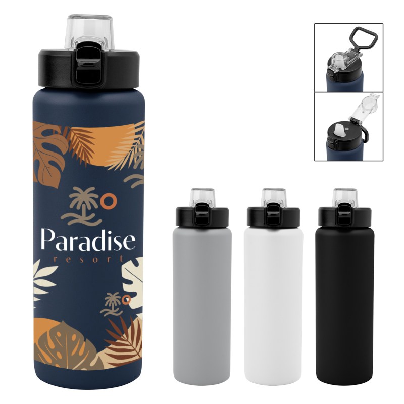 30 Oz. Full Color Nolan Recycled Single Wall Stainless Steel Bottle 1 30 Oz. Full Color Nolan Recycled Single Wall Stainless Steel Bottle 1