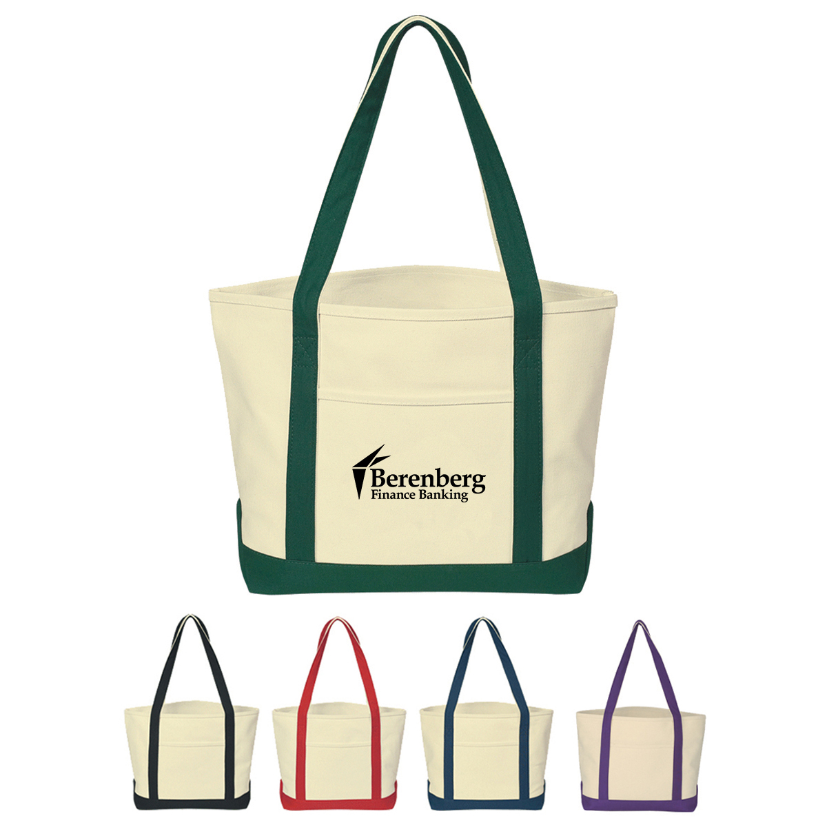 Medium Starboard Cotton Canvas Tote Bag 1