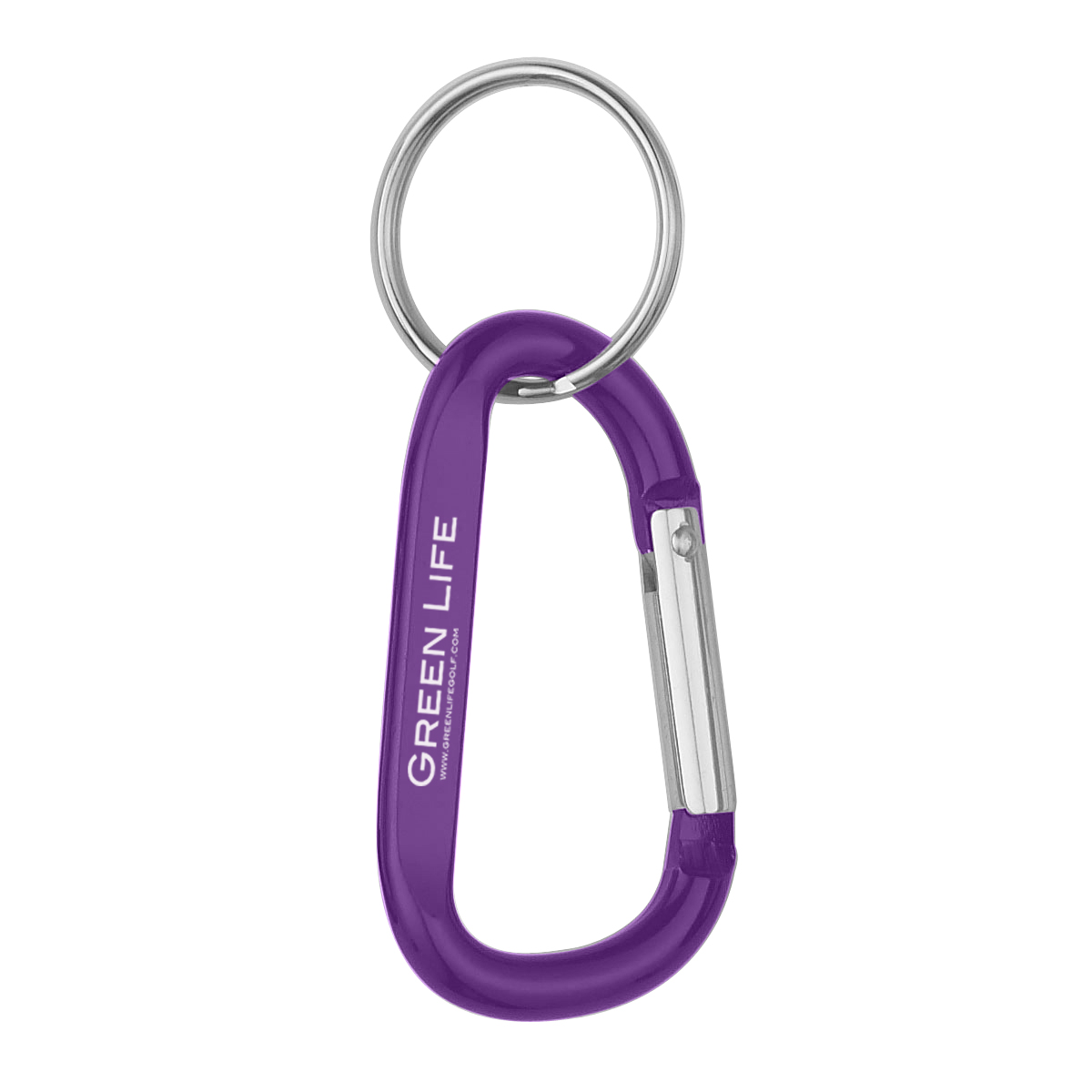 8mm Carabiner With Split Ring 1