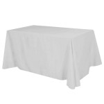 Flat All Over Dye Sub Table Cover - 4-sided, Fits 6' Table 2 Flat All Over Dye Sub Table Cover - 4-sided, Fits 6' Table 2