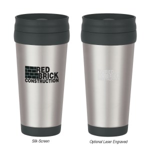16 Oz. Stainless Steel Slide Action Travel Tumbler 1 16 Oz. Stainless Steel Slide Action Travel Tumbler 1
