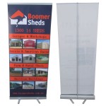 Retractable Banner - C9W front back Retractable Banner - C9W front back