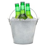 5 Liter Bevy Beverage Bucket - 3898 SIL Bottle 5 Liter Bevy Beverage Bucket - 3898 SIL Bottle