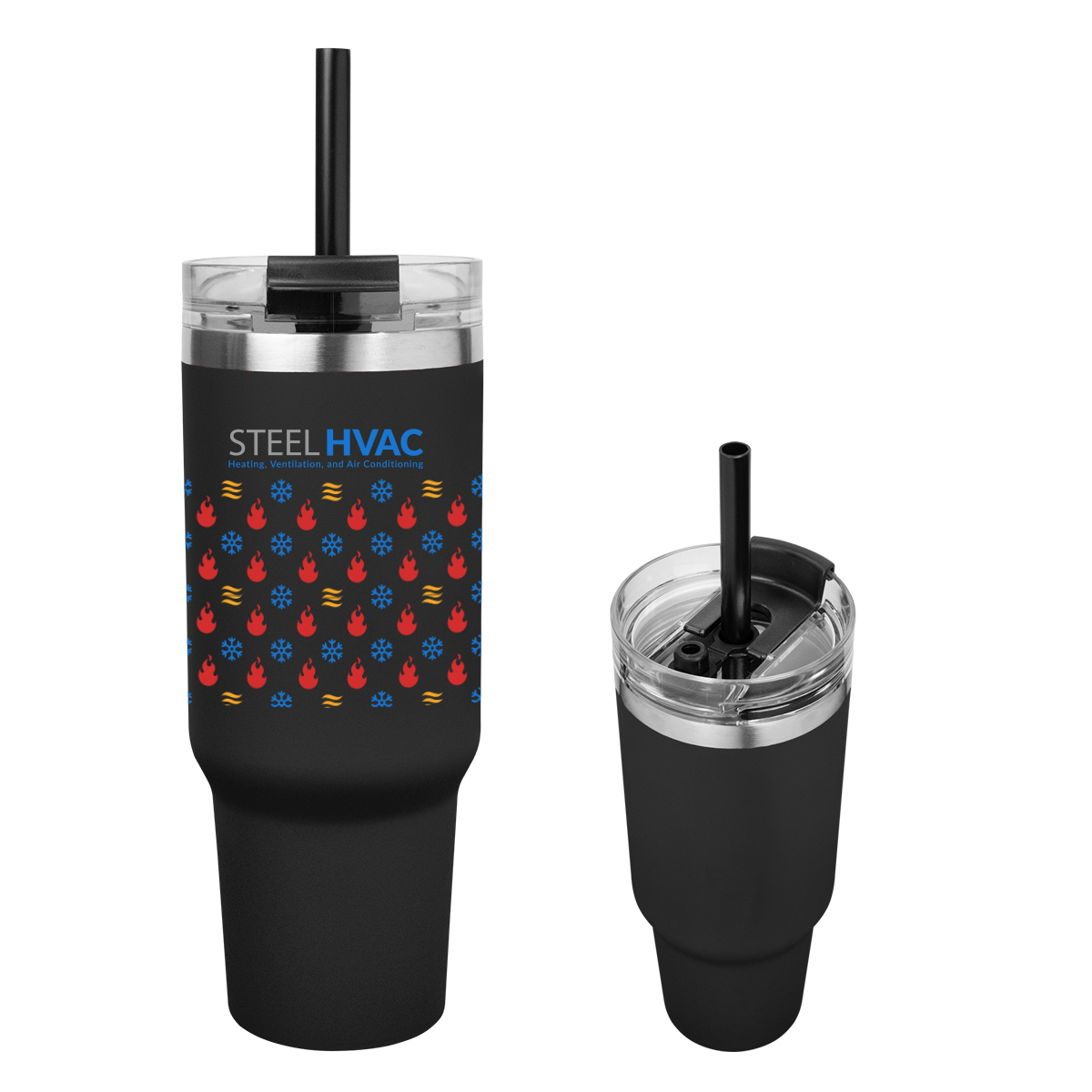 40 Oz. Full Color Naomi Intrepid Stainless Steel Tumbler 1