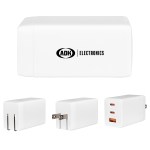 65w Power Cube Wall Adapter - 25167 WHT Silkscreen 65w Power Cube Wall Adapter - 25167 WHT Silkscreen
