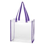 Clear Eva Tote Bag - 33600 CLRPUR Blank Clear Eva Tote Bag - 33600 CLRPUR Blank