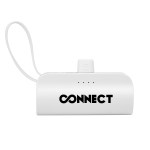 Ul Listed 5000 Mah Portable Power Bank - 25213 WHT Padprint Ul Listed 5000 Mah Portable Power Bank - 25213 WHT Padprint