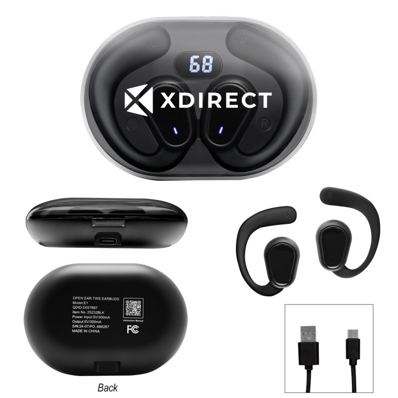 Open Ear Tws Earbuds With Charging Case 1 Open Ear Tws Earbuds With Charging Case 1
