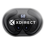 Open Ear Tws Earbuds With Charging Case - 25232 BLK Padprint Open Ear Tws Earbuds With Charging Case - 25232 BLK Padprint