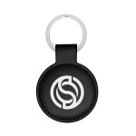 Hue Pop Leatherette Key Tag - 20083 BLK Padprint Hue Pop Leatherette Key Tag - 20083 BLK Padprint