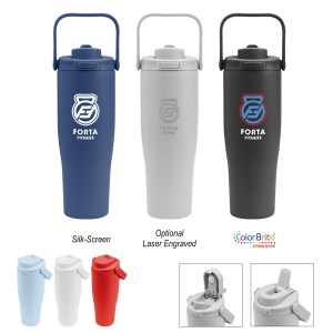 30 Oz. Denali Sip & Chug Recycled Stainless Steel Tumbler 1 30 Oz. Denali Sip & Chug Recycled Stainless Steel Tumbler 1