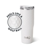 30 Oz. Swig Life™ Golf Ball Tumbler - 56121 WHT Texture 30 Oz. Swig Life™ Golf Ball Tumbler - 56121 WHT Texture