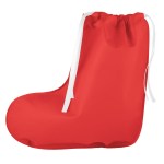 Stocking Shaped Non-woven Gift Bag - 30217 REDWHT Blank Stocking Shaped Non-woven Gift Bag - 30217 REDWHT Blank