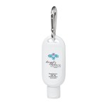 1.8 Oz. Spf 30 Sunscreen With Carabiner - 9061 WHT Clear Label 1.8 Oz. Spf 30 Sunscreen With Carabiner - 9061 WHT Clear Label