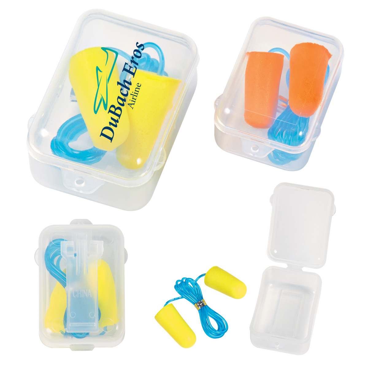 Foam Ear Plug Set In Case 1