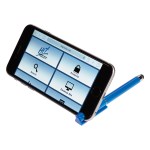 Stylus Pen With Phone Stand And Screen Cleaner - 909 BLU Phonestand Stylus Pen With Phone Stand And Screen Cleaner - 909 BLU Phonestand