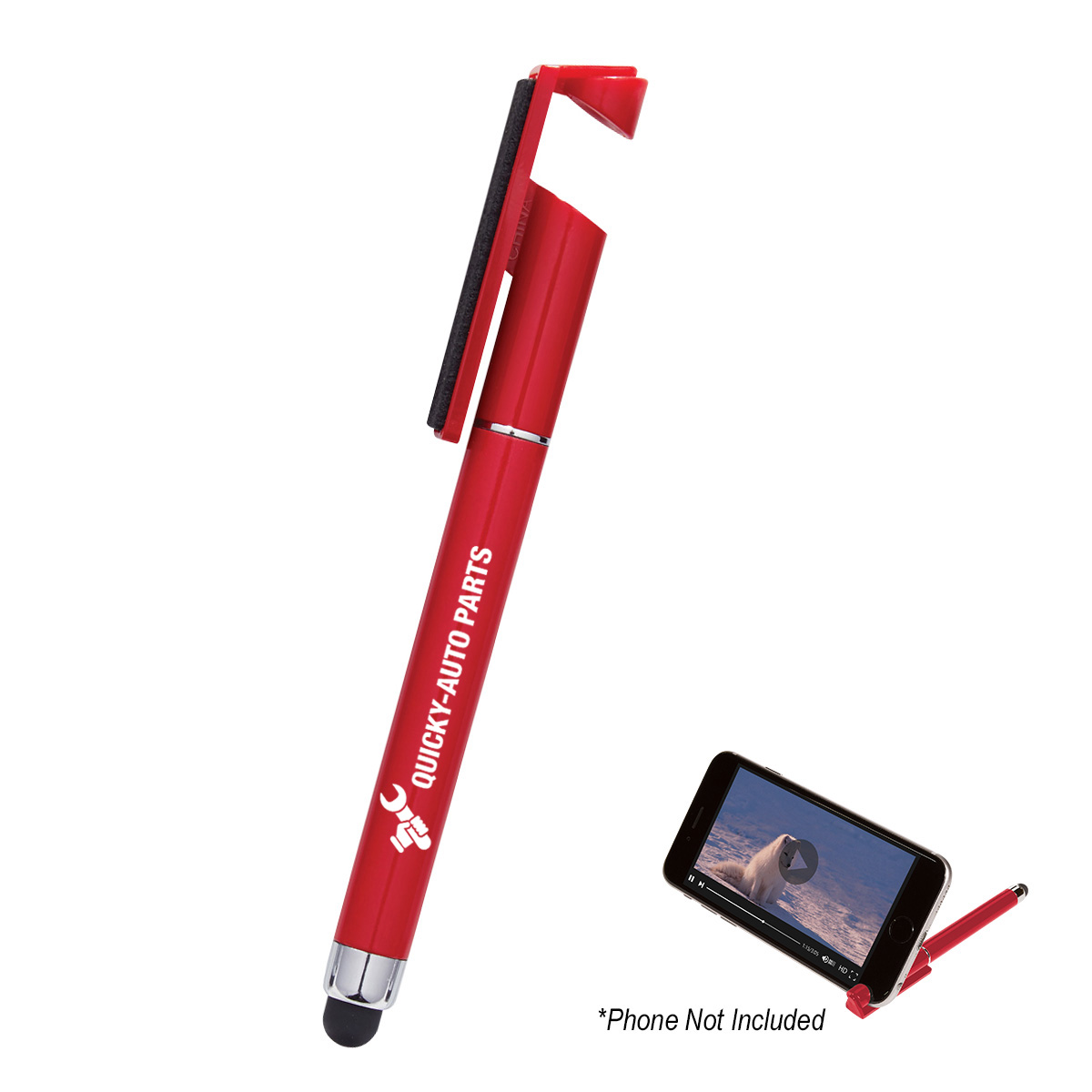 Stylus Pen With Phone Stand And Screen Cleaner 1