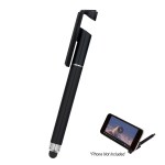 Stylus Pen With Phone Stand And Screen Cleaner - 909 BLK Stylus Pen With Phone Stand And Screen Cleaner - 909 BLK