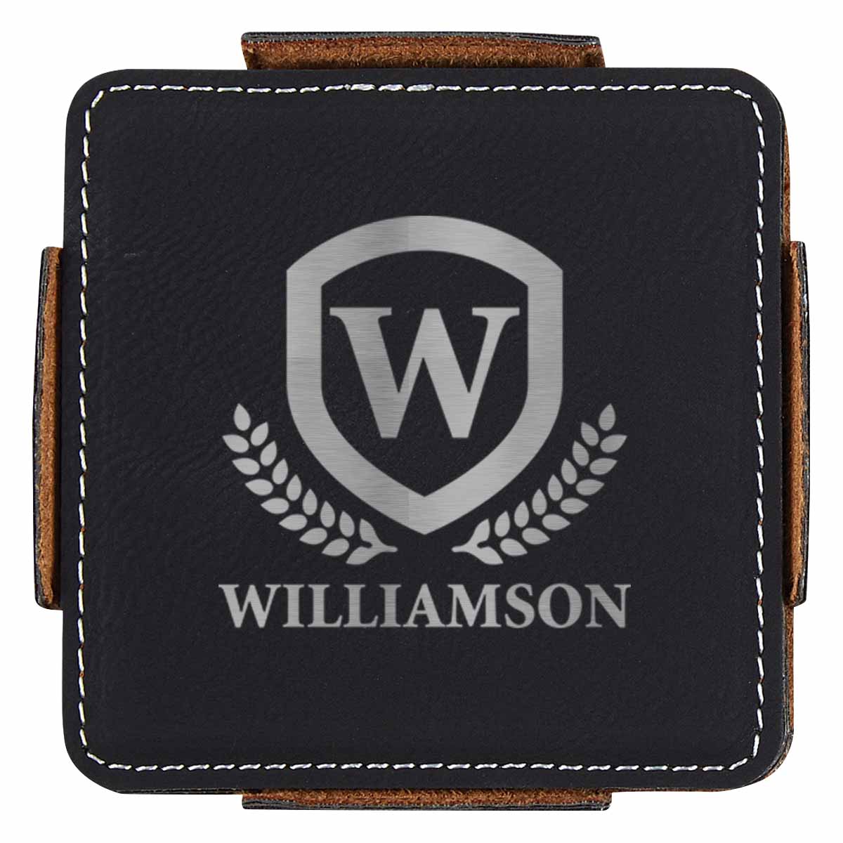 4-piece Coaster Set With Holder 1