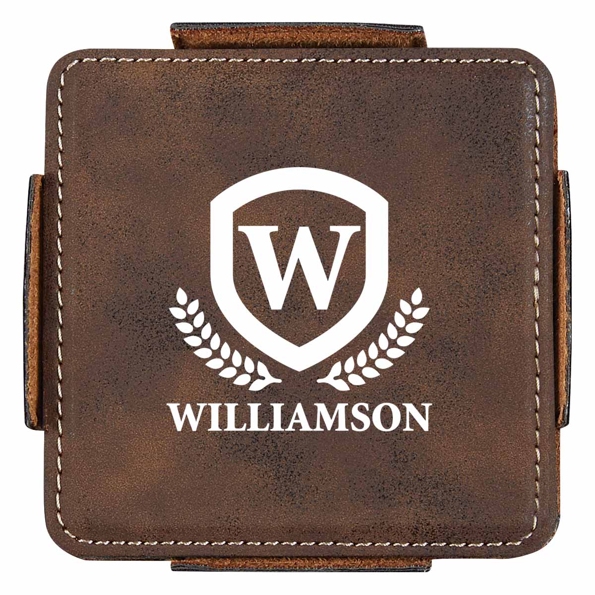 4-piece Coaster Set With Holder 1